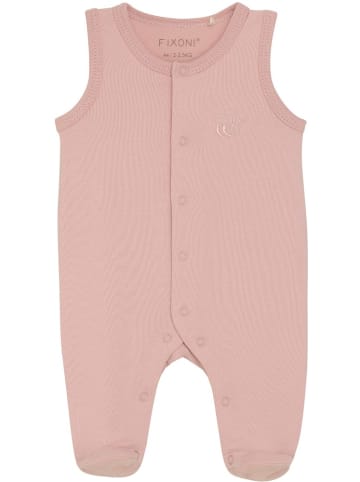 Fixoni Outdoor Overall "Romper with Feet Solid" in Pink