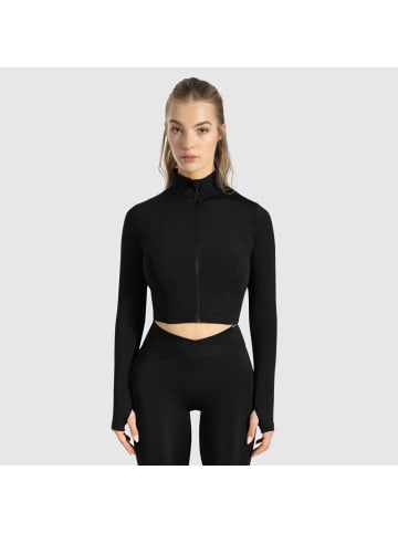 SMILODOX Crop Jacke Nilai in Schwarz