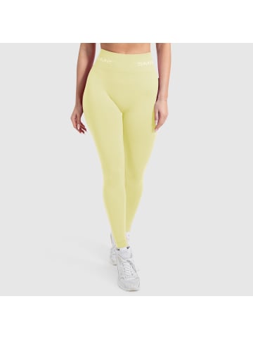 SMILODOX Leggings Scrunch Azura in Gelb
