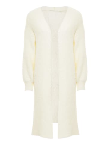 caneva Damen Strickjacke in Wollweiss