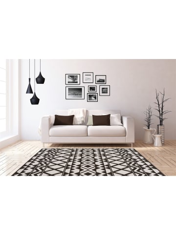 Teppich Boss Kurzflor Teppich Elisabeth 725 - Braun / Creme