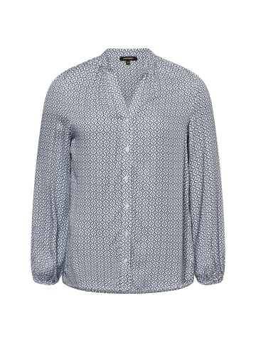 More & More Bluse in hellblau weiß