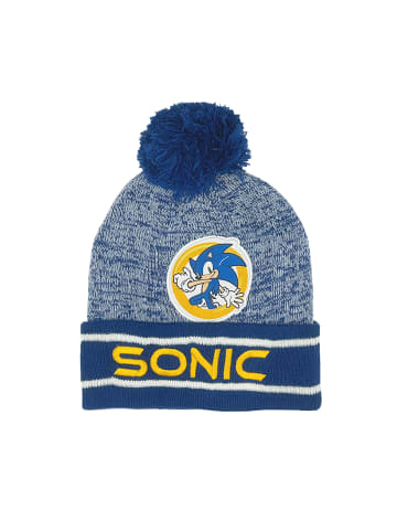 Sonic Bommel-Mütze in Blau