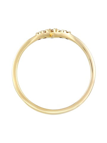 Elli DIAMONDS  Ring 585 Gelbgold Diamant, Verlobungsring in Gold