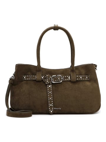 Tamaris TAS Melina Schultertasche Leder 39 cm in oliv