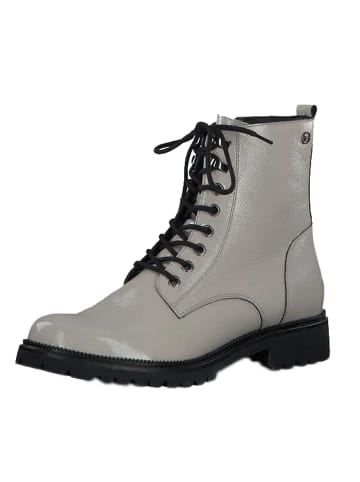 Tamaris Lederstiefeletten Grau