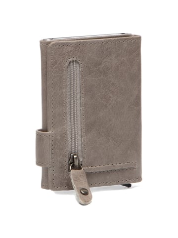 The Chesterfield Brand Portland Kreditkartenetui RFID Schutz Leder 7 cm in light grey