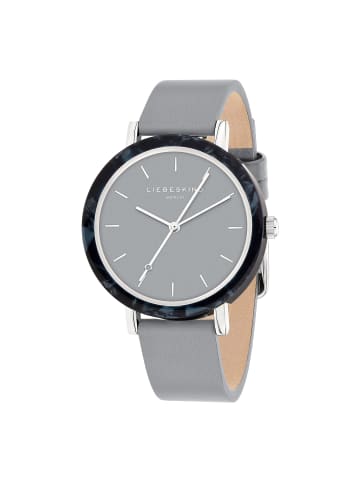 LIEBESKIND BERLIN Armbanduhr Acetat Chic in grau