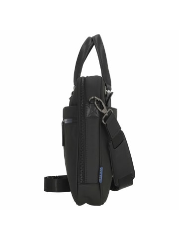 D&N Business Line - Aktentasche 40 cm Leder (schwarz) in schwarz