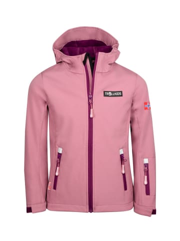 Trollkids Softshell Jacke "Oslofjord" in Orchidee/Maulbeere