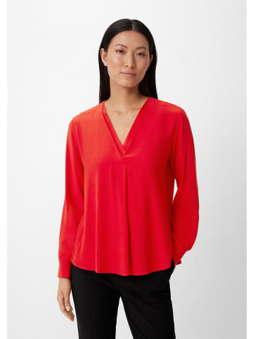 comma Bluse langarm in Rot