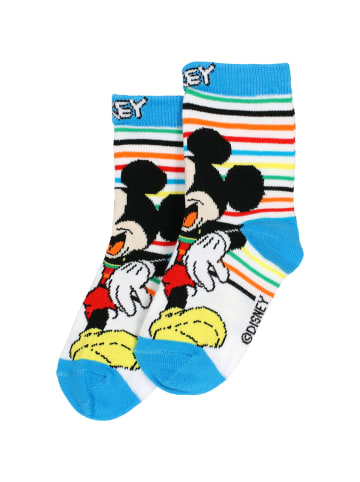 Disney Strümpfe Mickey Mouse Pluto Streifen in multicolor