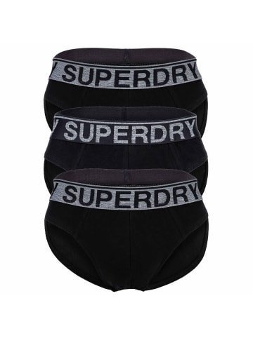 Superdry Slip 3er Pack in Schwarz