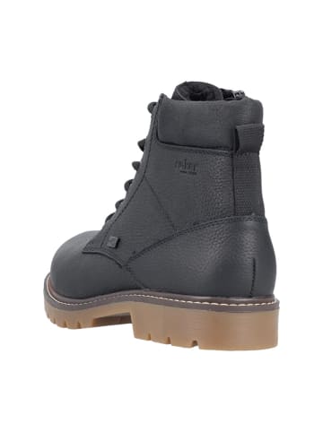 rieker Schnürstiefeletten in Schwarz