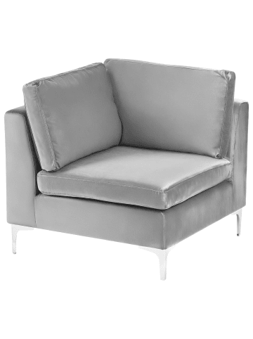 Beliani Sofaelement EVJA in Grau - (W) 85 x (H) 84 x (L) 85 cm