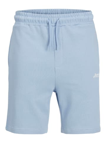 JACK & JONES PLUS Sweat-Shorts in Chambray Blue
