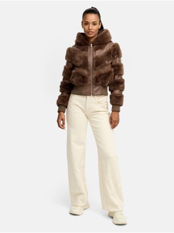 Tazzio Übergangsjacke mit Kapuze "F803"- in Braun