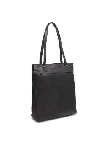 The Chesterfield Brand Solvia Schultertasche Leder 33 cm Laptopfach in black