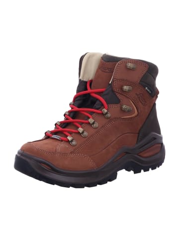 LOWA Wanderschuhe RENEGADE 100 GTX MID in mahagoni/rot