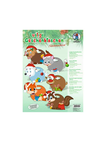 URSUS Lustige Geschenktaschen Weihnachten - ab 3 Jahren