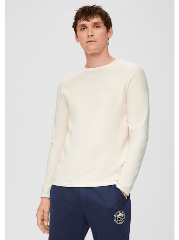 QS Strickpullover langarm in Beige