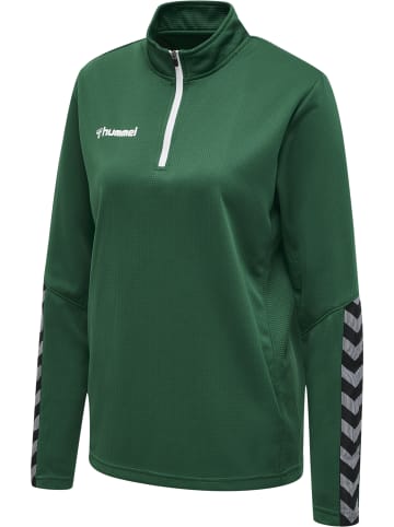 Hummel Halbreißverschluss Hmlauthentic Damen in EVERGREEN