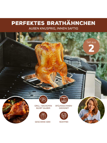 bremermann 2-er-Set Hähnchenbräter