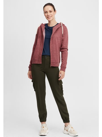 Oxmo Kapuzensweatjacke OXVicky in Rot