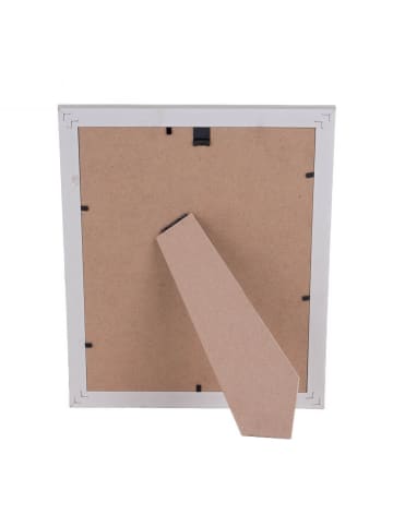 Home&Styling Collection Bilderrahmen, Holzoptik in Weiß in Weiß, (B) 23,7 x (H) 29 x (L) 1,3 cm