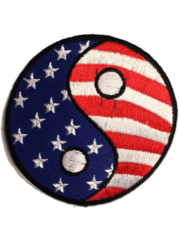 Catch the Patch Usa Yin Yang Yin Und YangApplikation Bügelbild inBlau