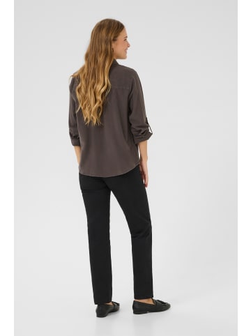 Kaffe Langarm - Hemd KAnaya Regular fit in Black Oyster