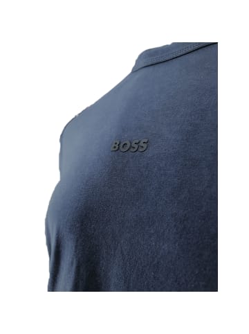 BOSS Shirt Jersey Tokkslong in Dunkelblau