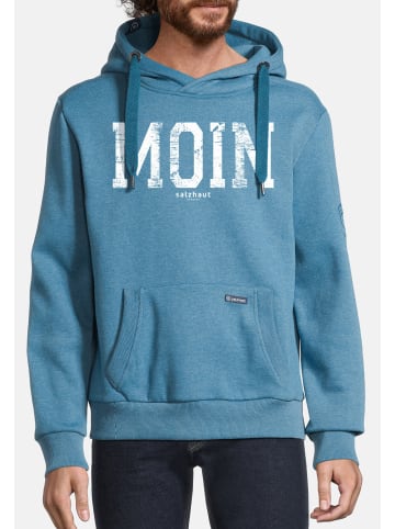 Salzhaut Hoodie für Herren in blau