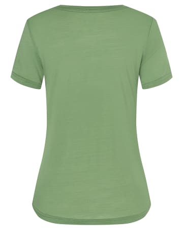 super.natural Merino T-Shirt in grün