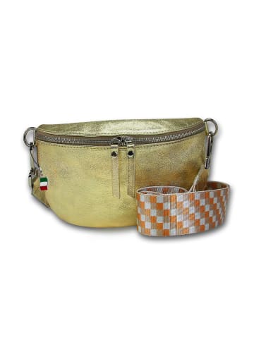 Florence Leder Gürteltasche Florence Tasche gold, mehrfarbig ca. 25cm