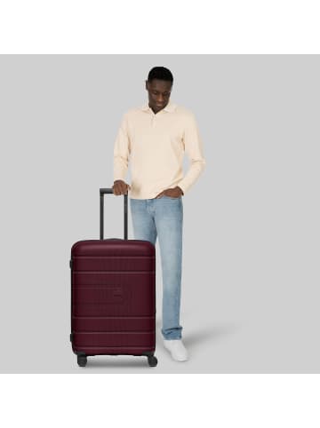 Redolz Essentials 11 4 Rollen Trolley 66 cm mit Dehnfalte in burgundy