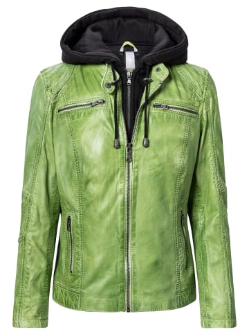 CBL Damen Lederjacke in grün