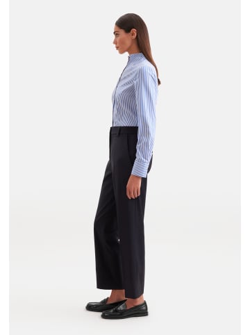 Seidensticker Kelchkragenbluse Slim in Mittelblau