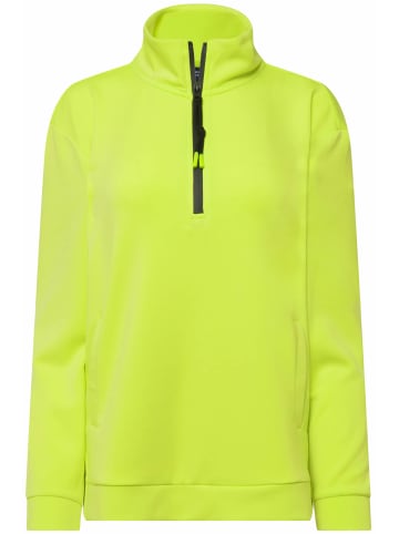 LAURASØN Sweatshirt in neon gelb