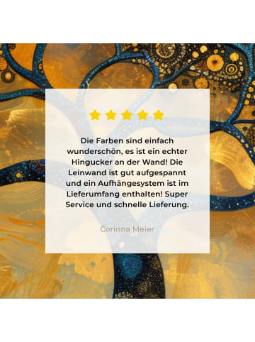 MuchoWow Leinwand Bilder Vollmond