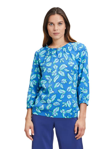 Betty Barclay Schlupfbluse mit Muster in Blau/Grün