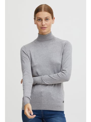 Oxmo Rollkragenpullover in grau