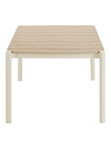 ebuy24 Gartentisch Bella Sandfarben 200 x 100 cm