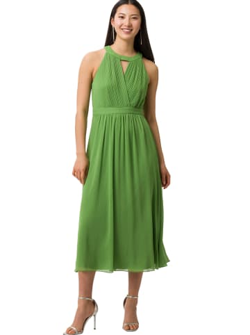 Zero  Midikleid mit Plissefalten in Forest Green