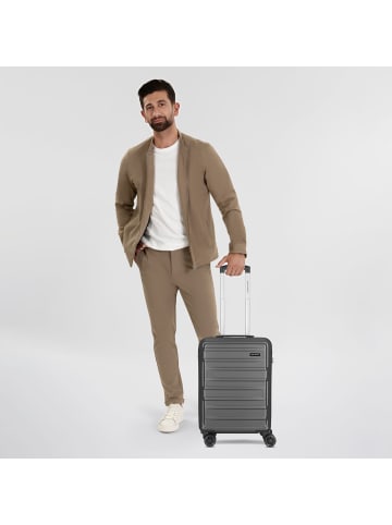 Worldpack New York 2.0 4 Rollen Kabinentrolley S 55 cm black-metallic