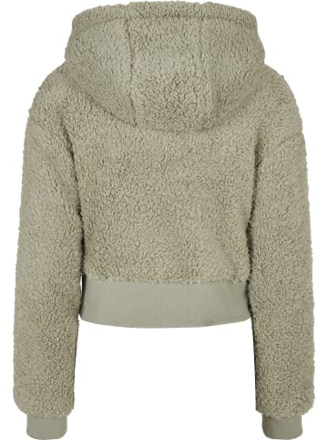 Urban Classics Urban Classics Damen Ladies Short Oversized Sherpa Jacket in softsalvia
