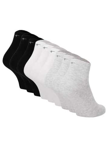 Tamaris Socken 9er Pack in Schwarz/Weiß/Grau
