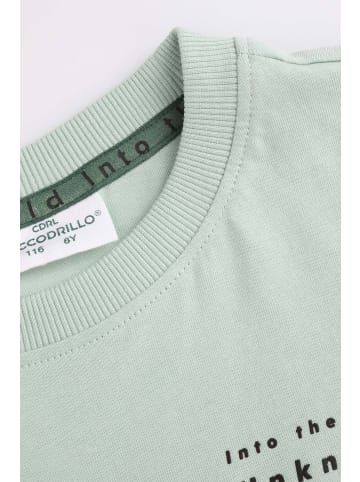 Coccodrillo T-Shirt mit kurzen Ärmeln in in Minzfarbe
