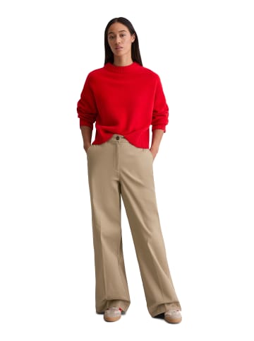 Marc O'Polo Wide Leg Pants long in Soft Mocca