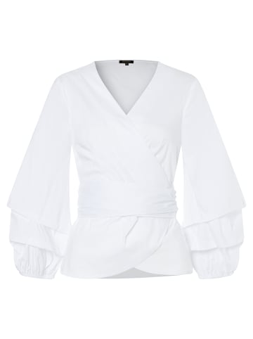 More & More Wickelbluse in white
